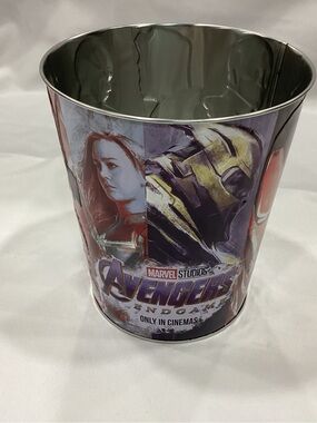 Marvel Studios Avengers Endgame Metal Popcorn Bucket - Purple/Red